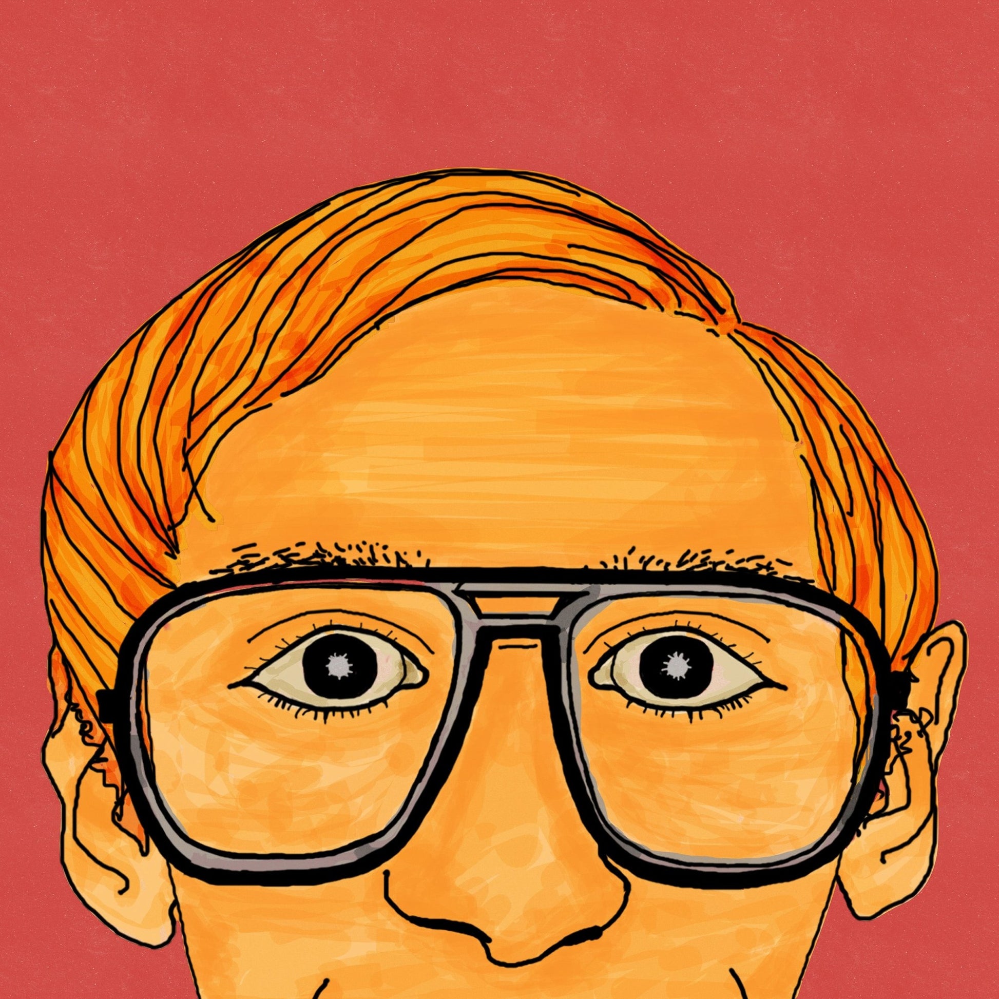 Orange Pop Portrait