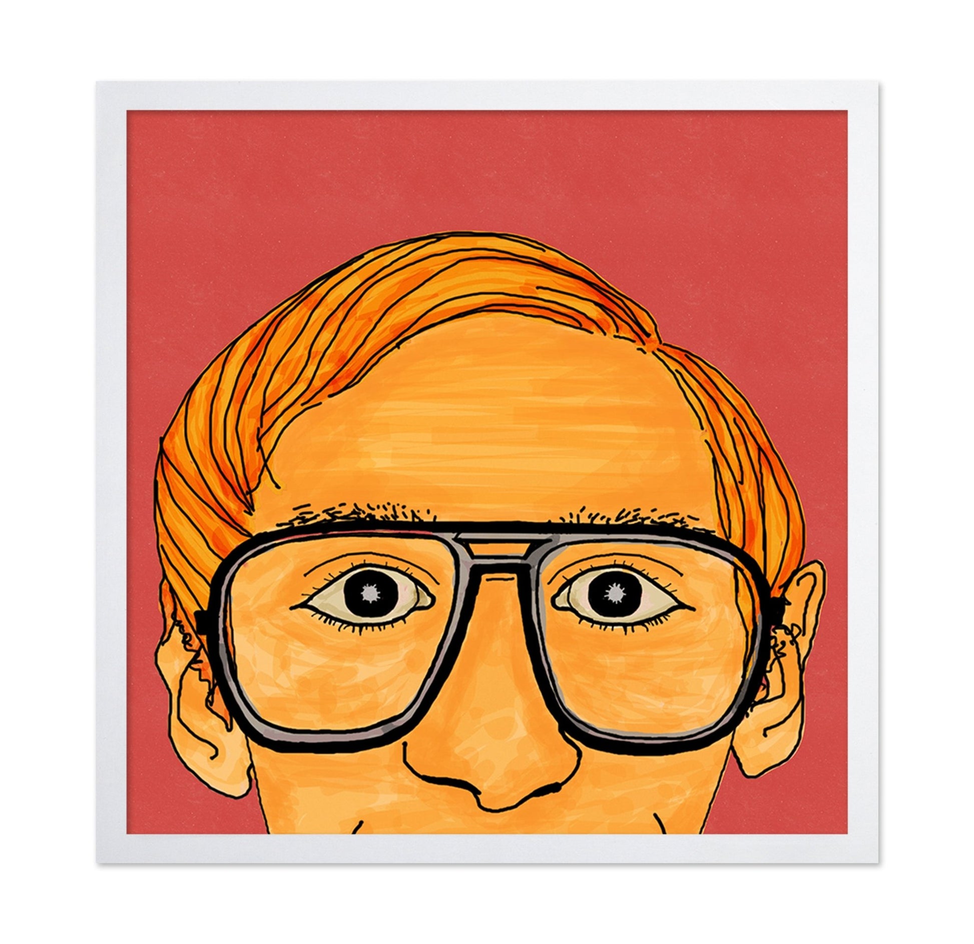 Orange Pop Portrait