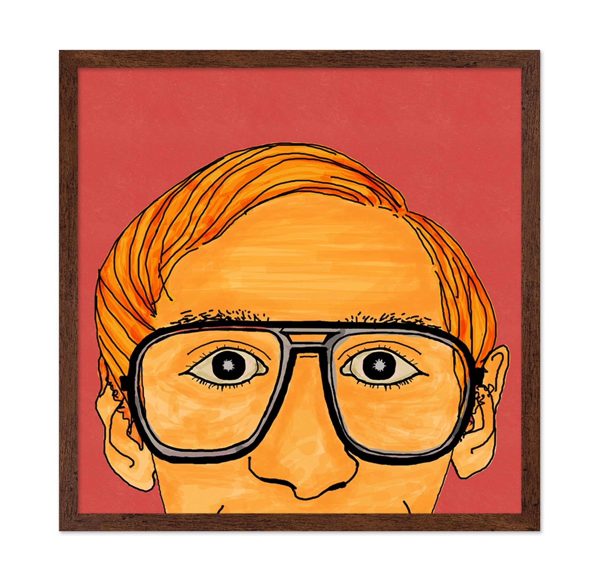 Orange Pop Portrait