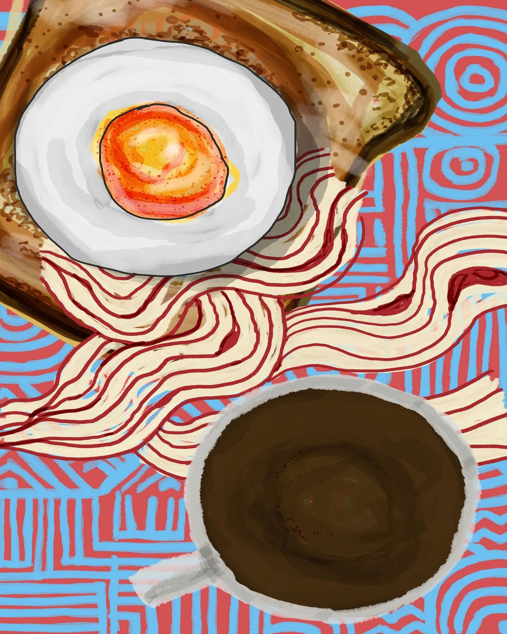 Breakfast Egg And Coffee