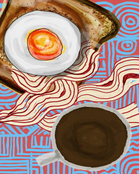 Breakfast Egg And Coffee