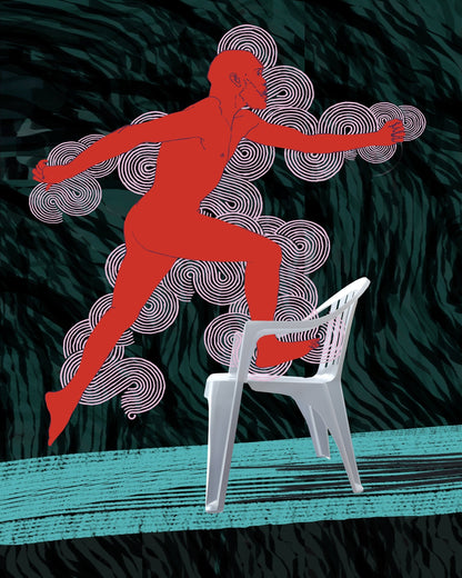 Surreal Red Figure No1