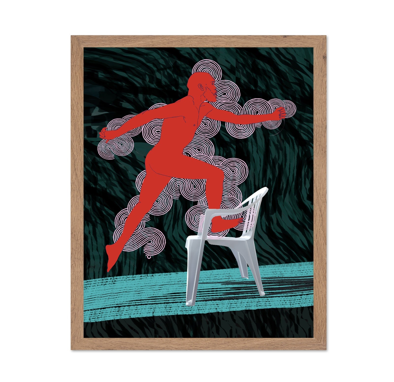 Surreal Red Figure No1
