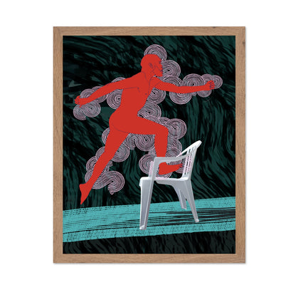 Surreal Red Figure No1