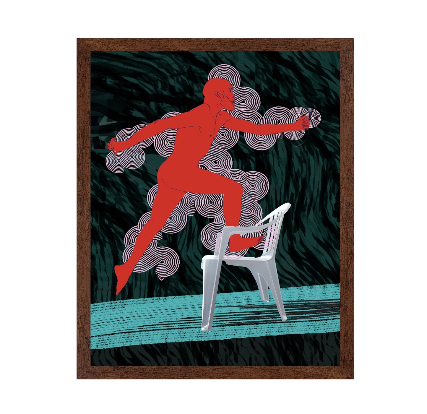 Surreal Red Figure No1