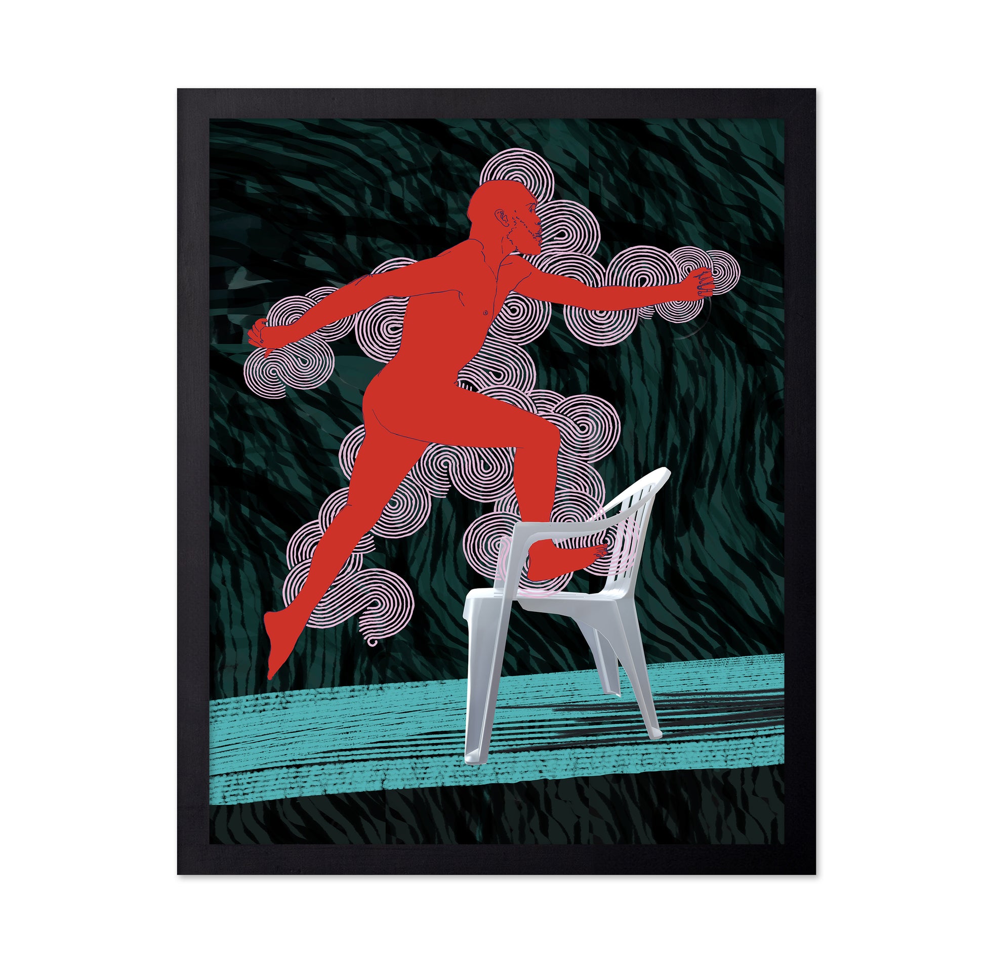 Surreal Red Figure No1