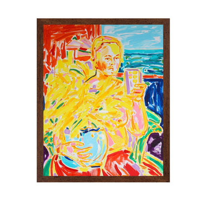 Yellow Figure Portrait
