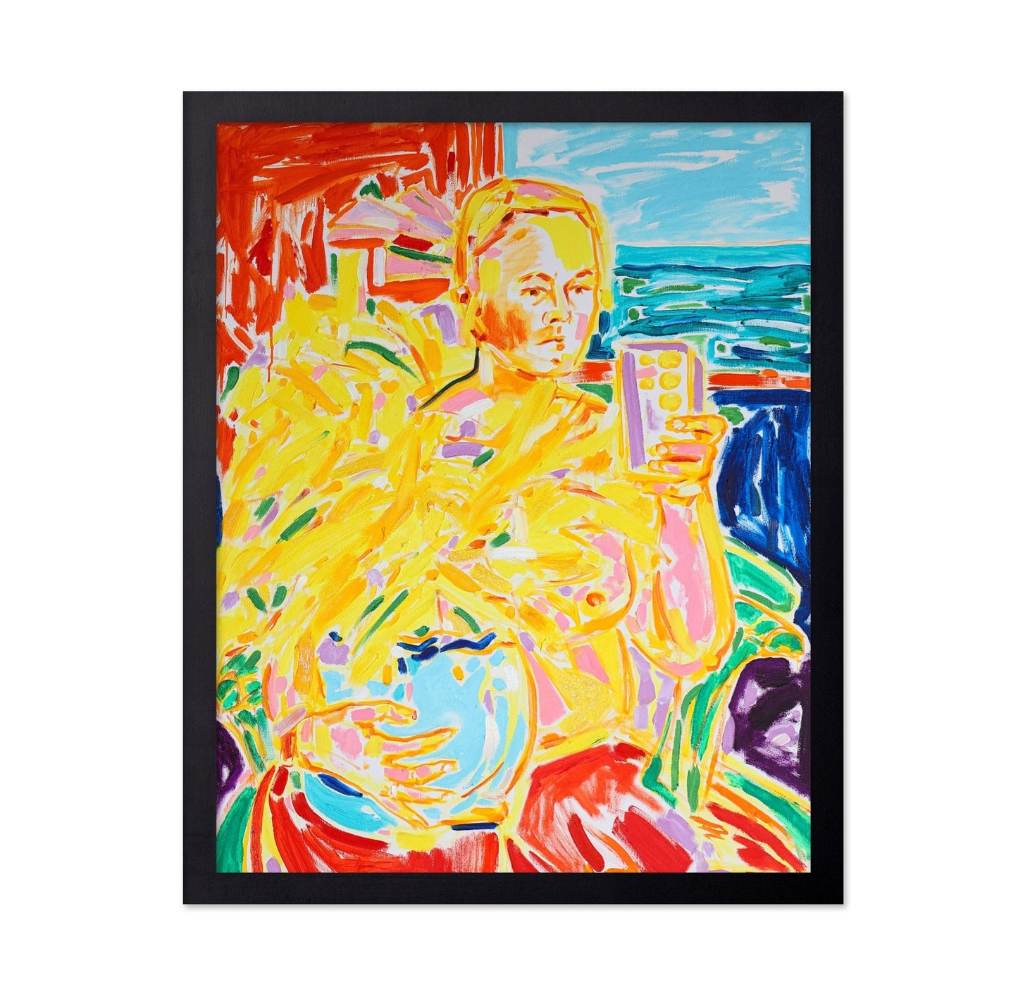 Yellow Figure Portrait