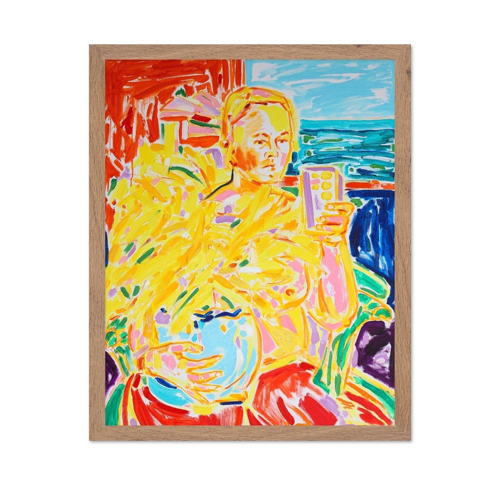 Yellow Figure Portrait