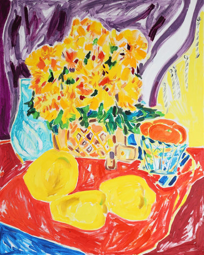 Yellow Floral Still Life