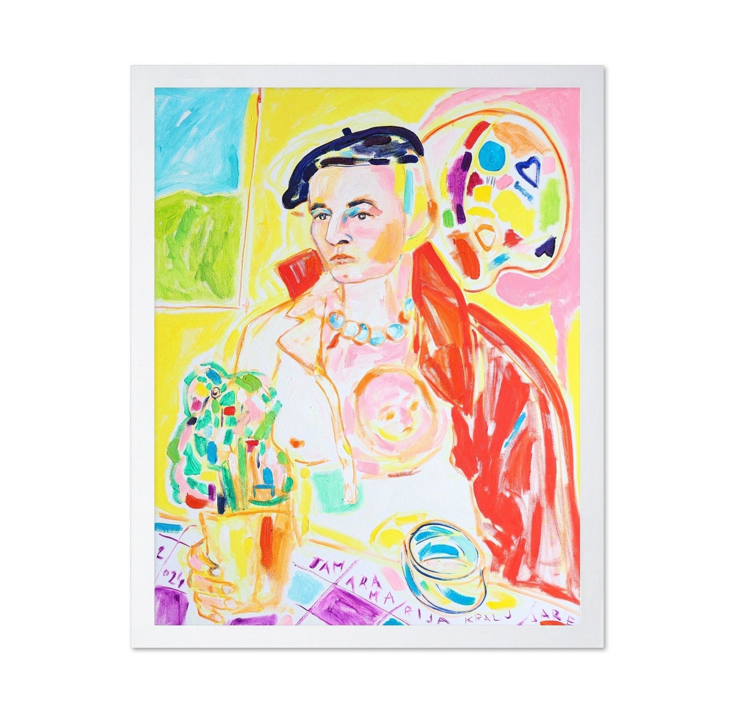 Artist With Palette No2