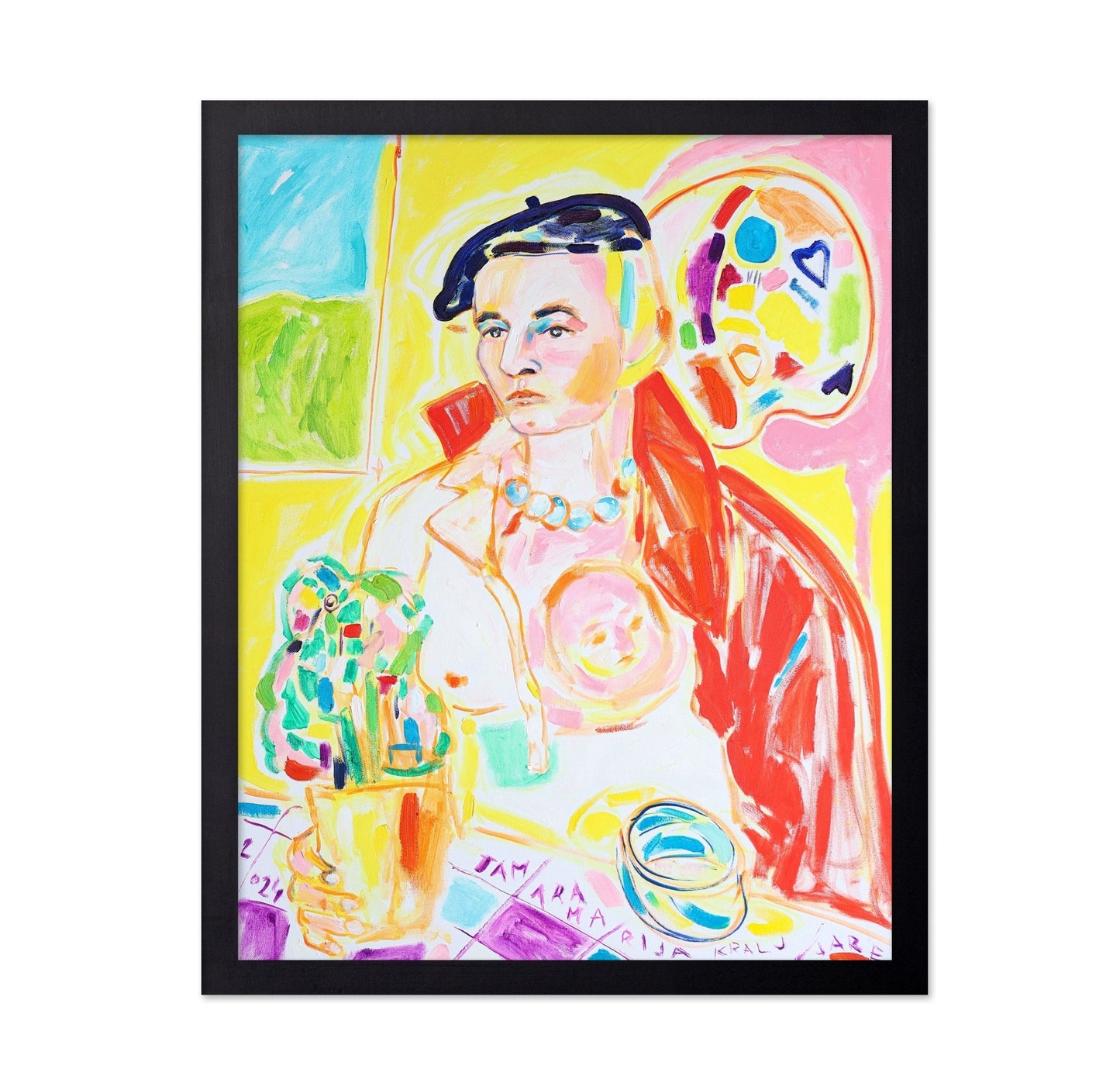Artist With Palette No2