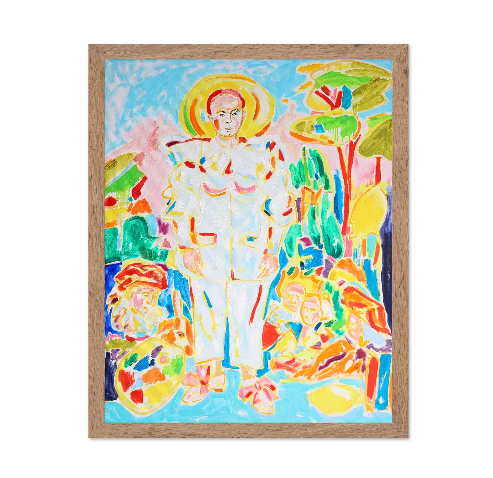 White Figure Composition