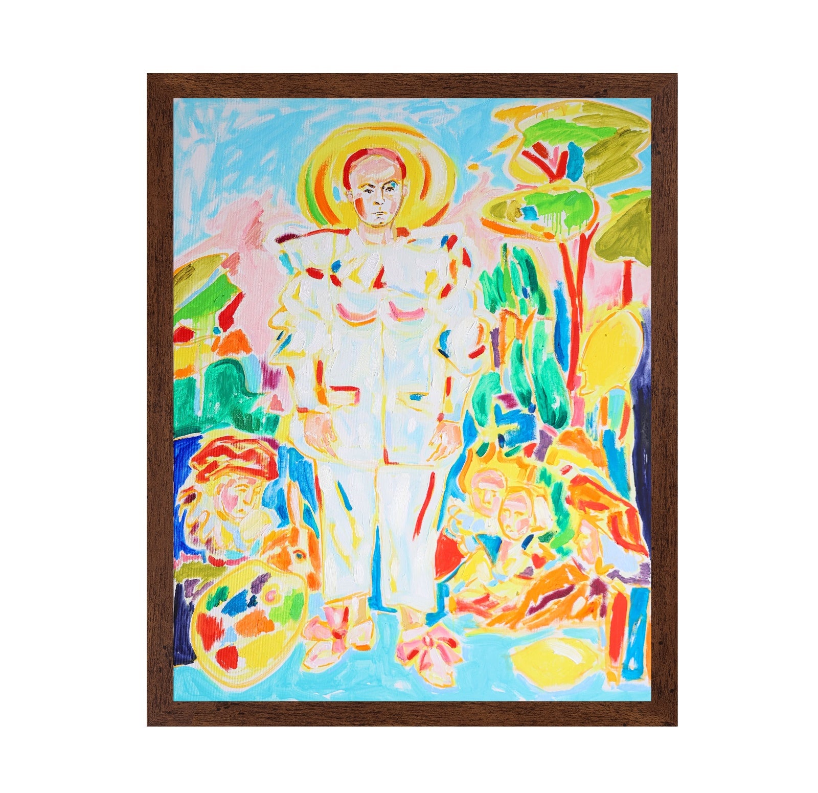 White Figure Composition