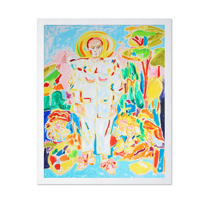White Figure Composition