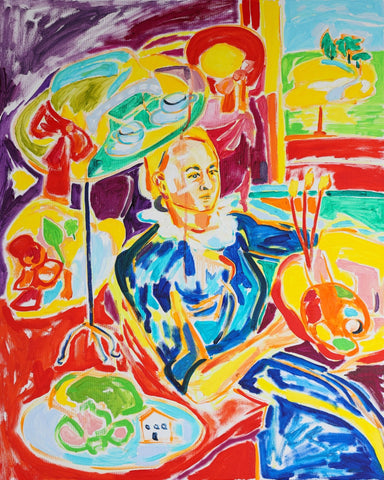 Colorful Interior Portrait