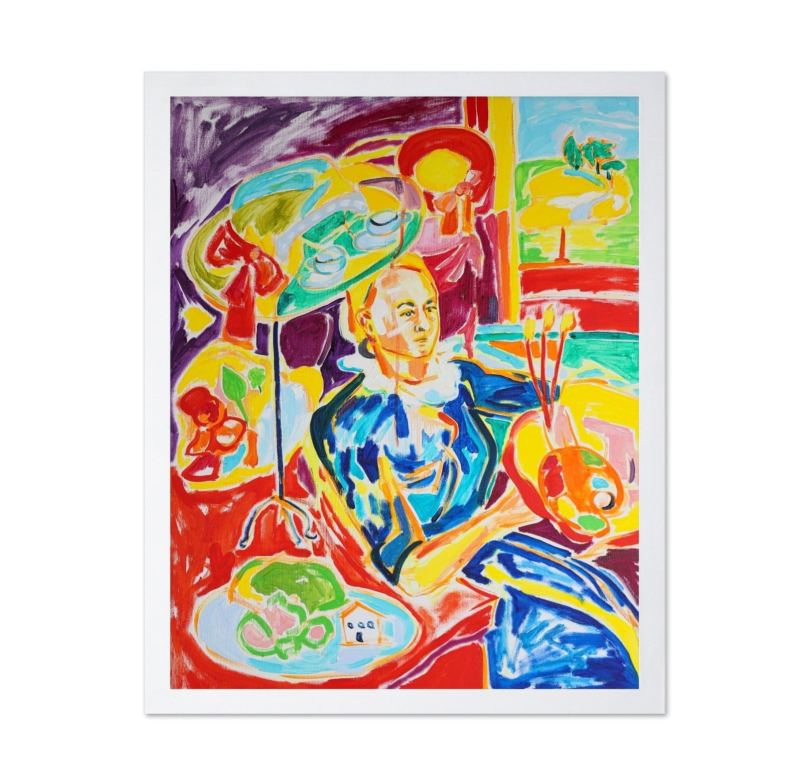 Colorful Interior Portrait