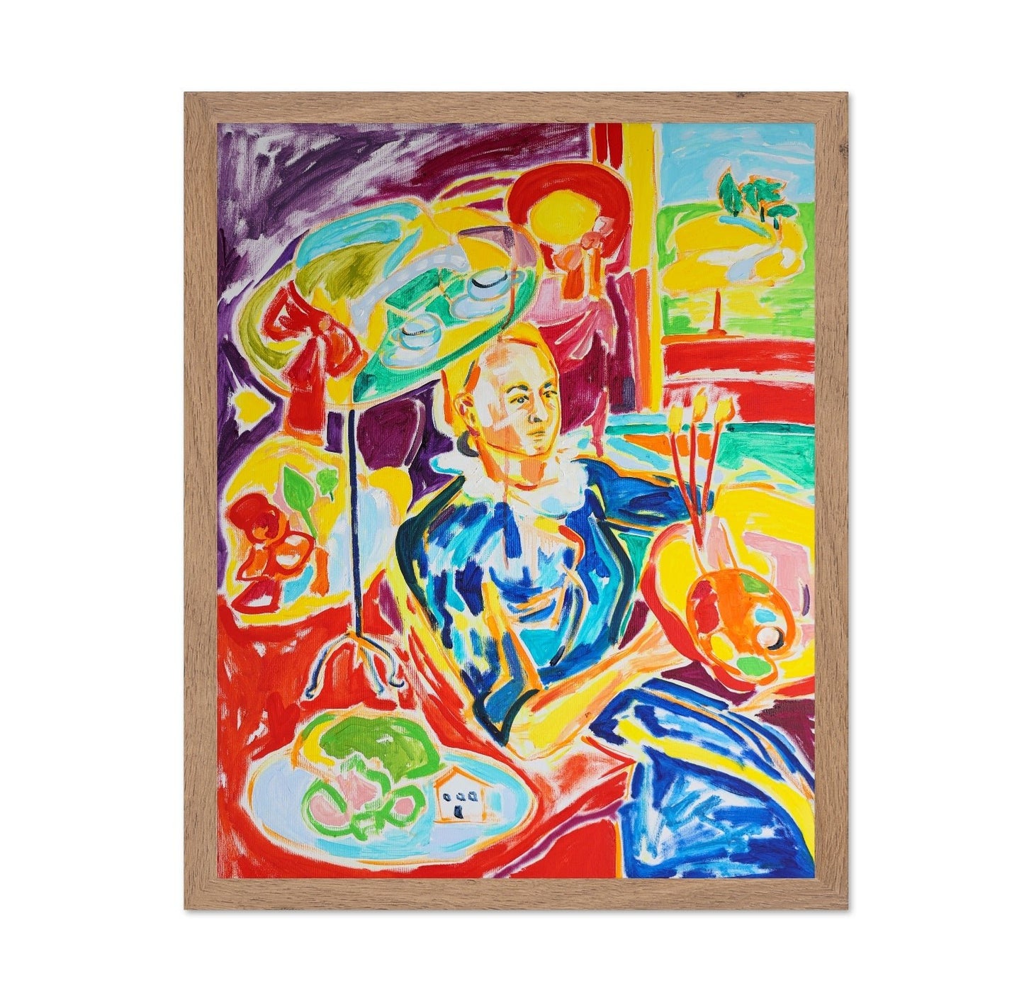 Colorful Interior Portrait