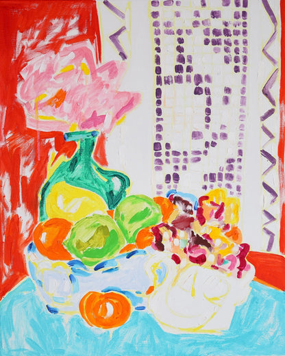 Fruit And Floral Still Life