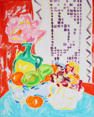 Fruit And Floral Still Life