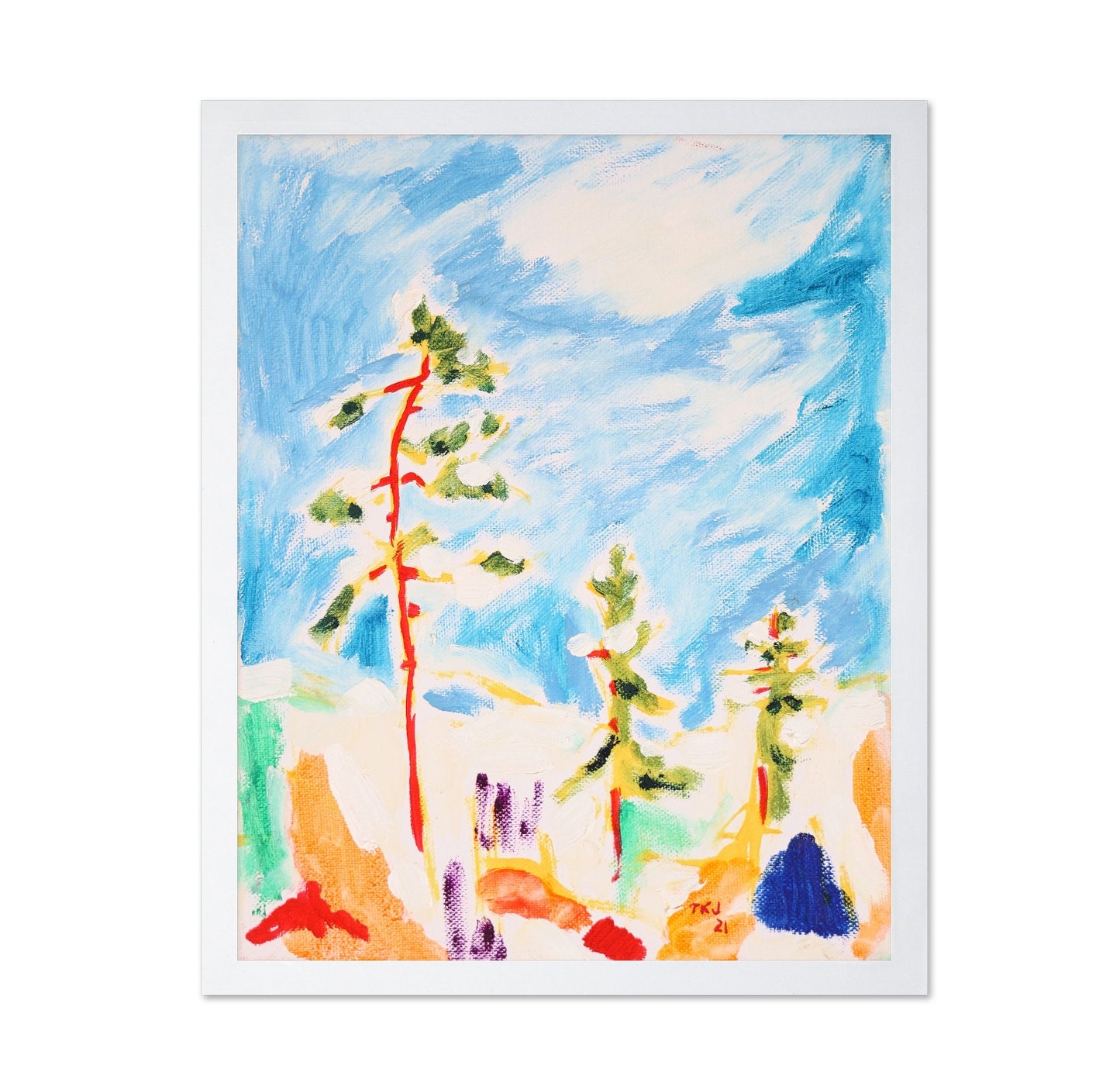 Snowy Trees Landscape
