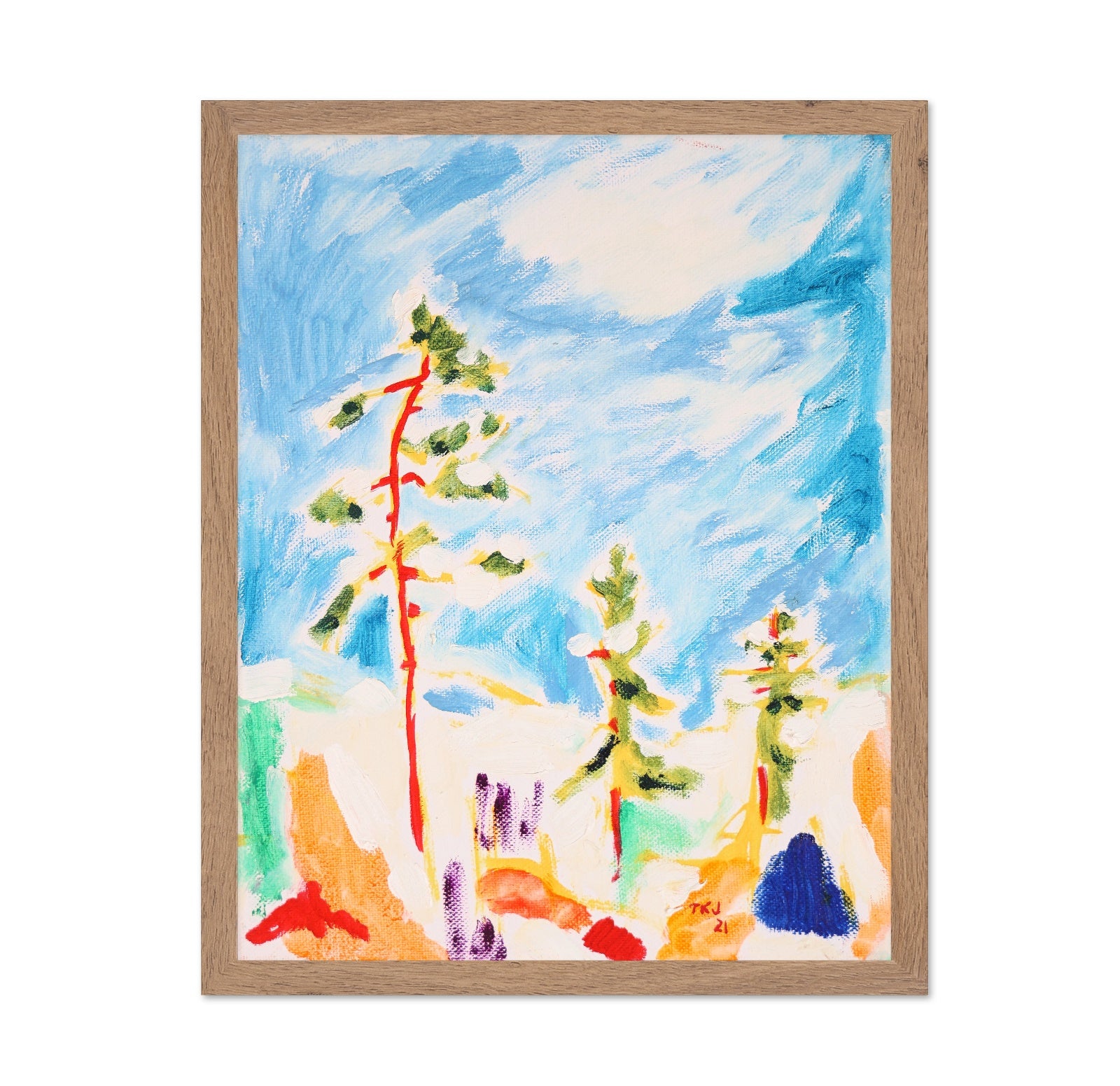 Snowy Trees Landscape