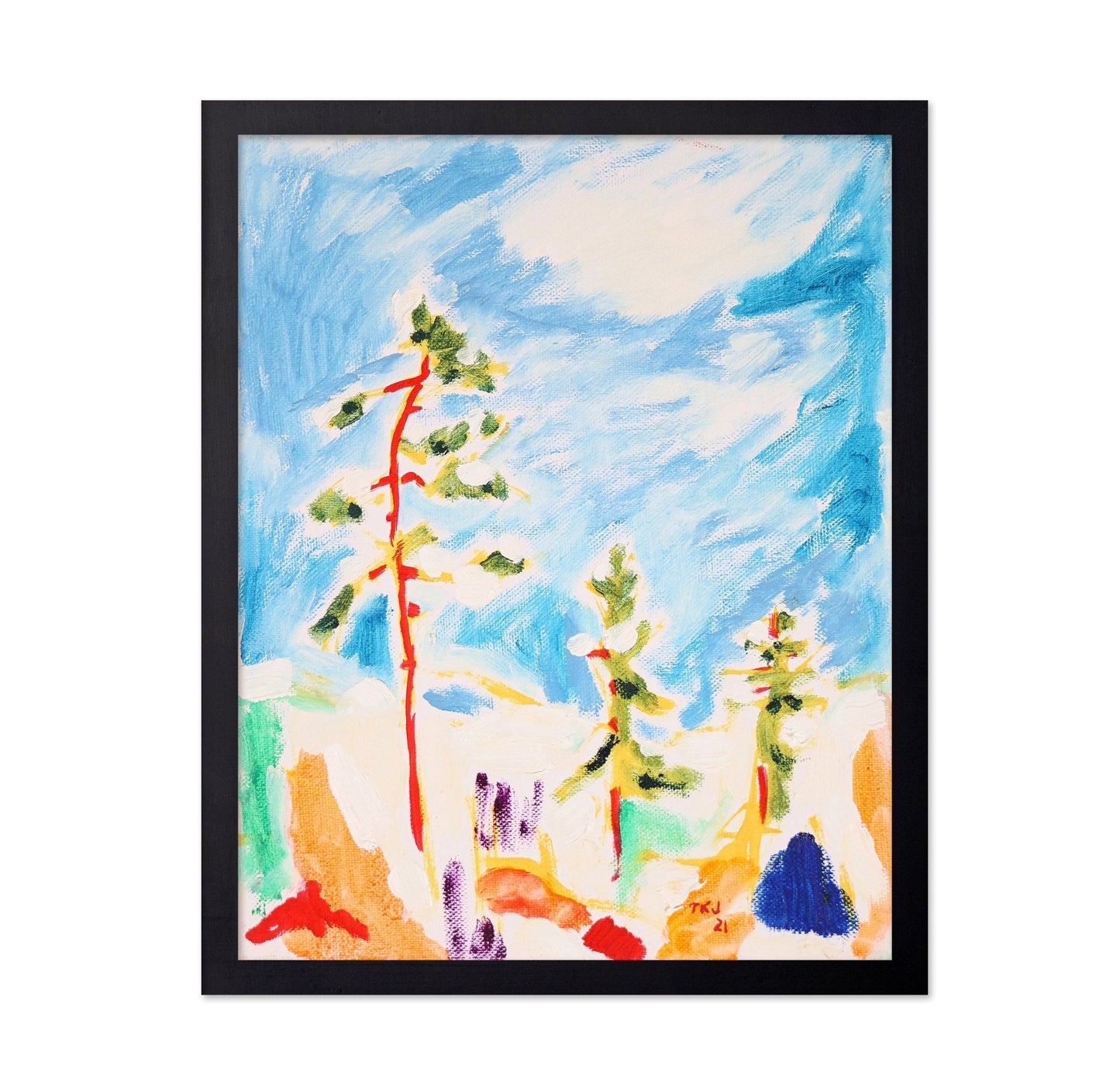 Snowy Trees Landscape