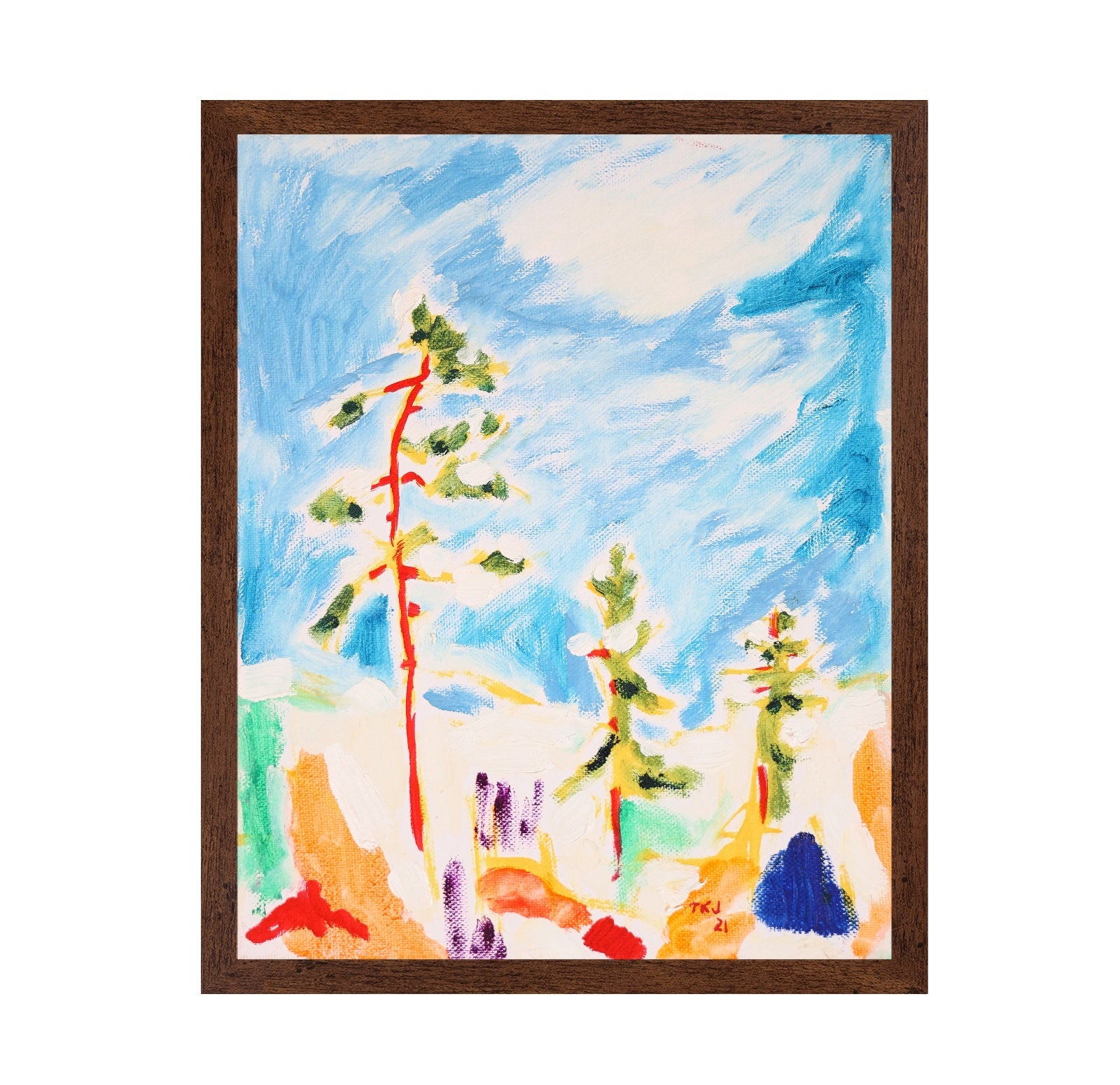 Snowy Trees Landscape