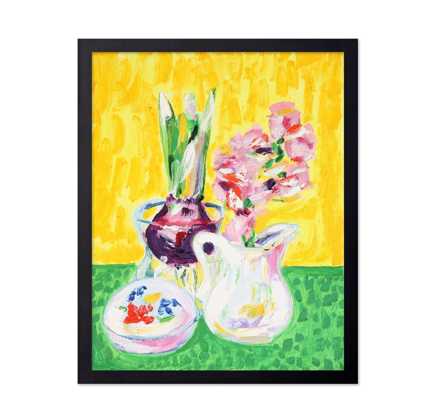 Floral Still Life Pitcher