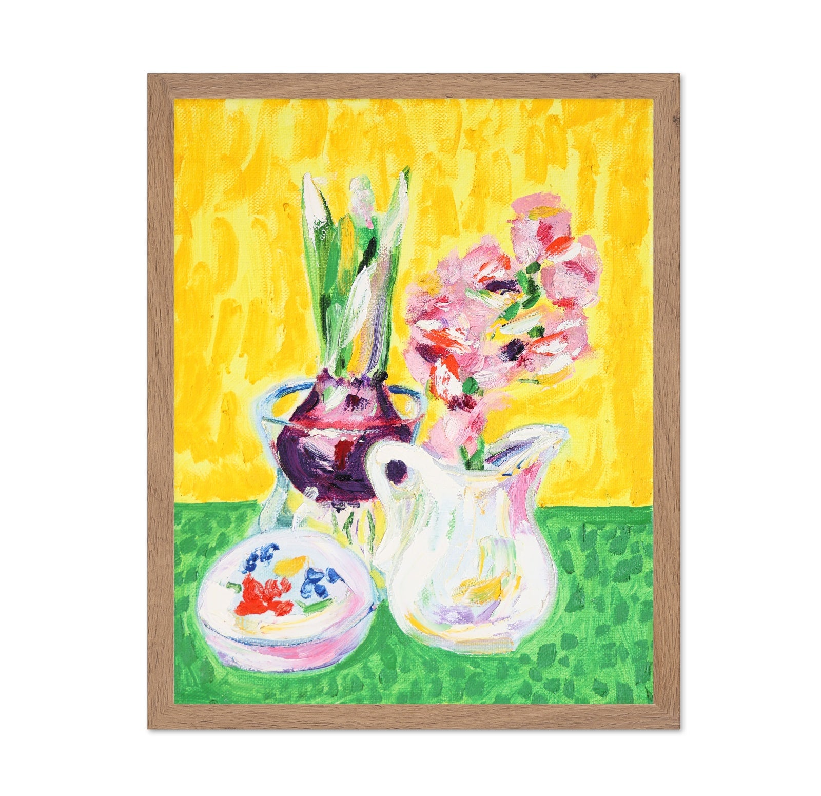 Floral Still Life Pitcher