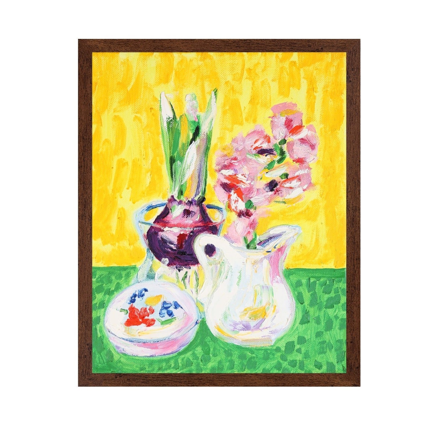 Floral Still Life Pitcher