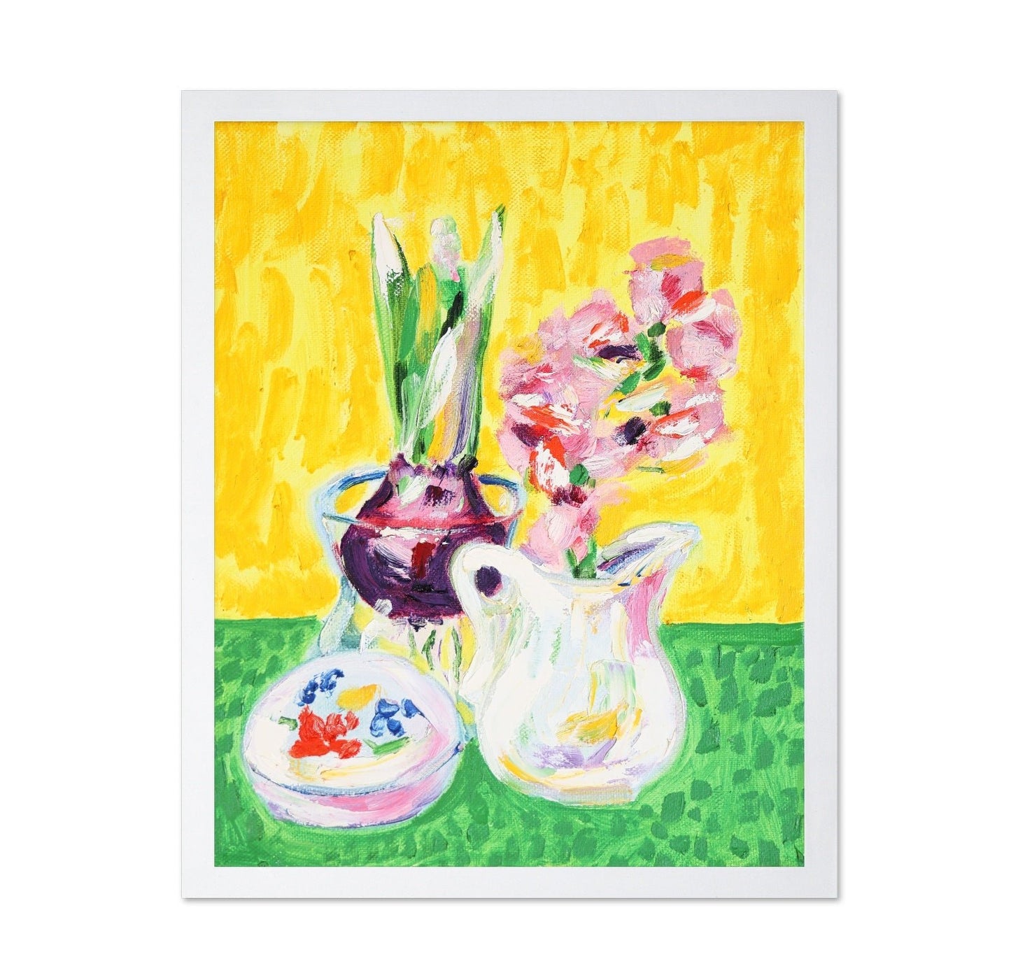 Floral Still Life Pitcher