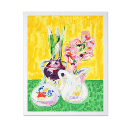 Floral Still Life Pitcher