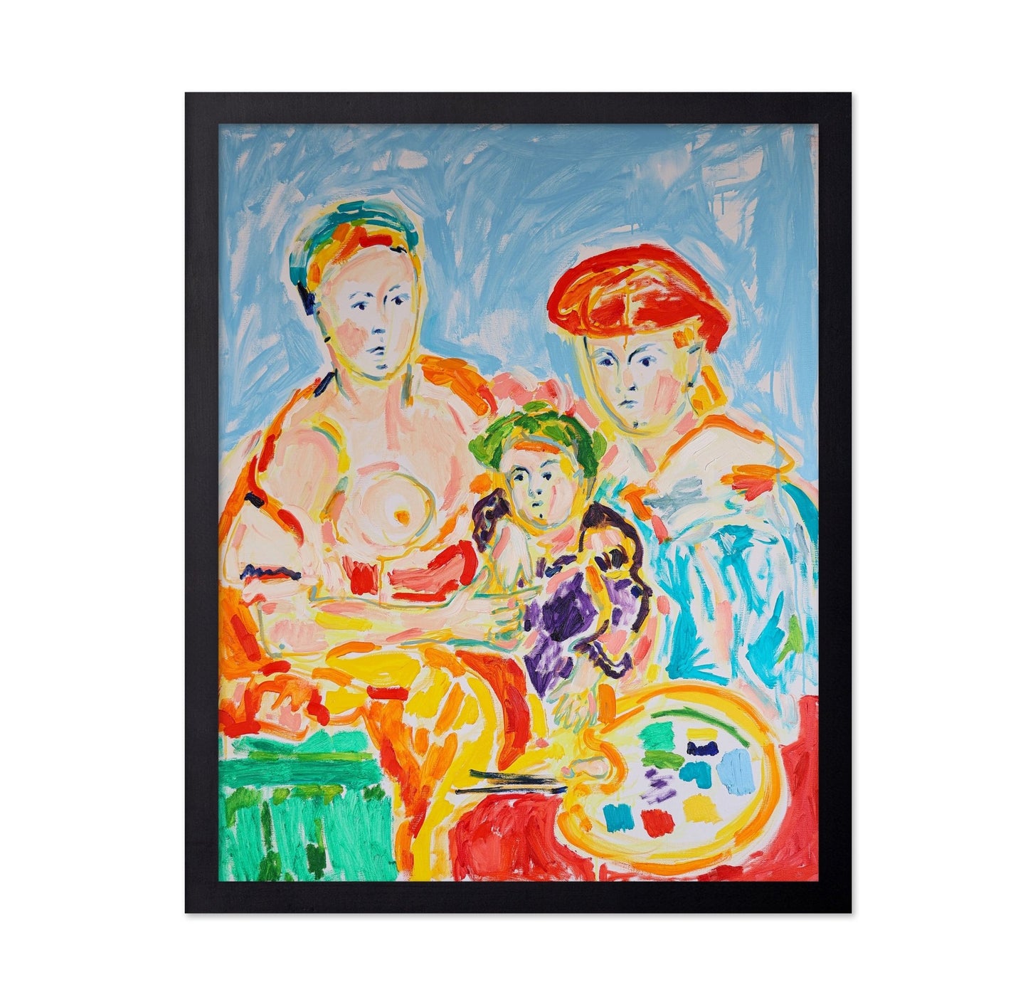 Colorful Family Portrait