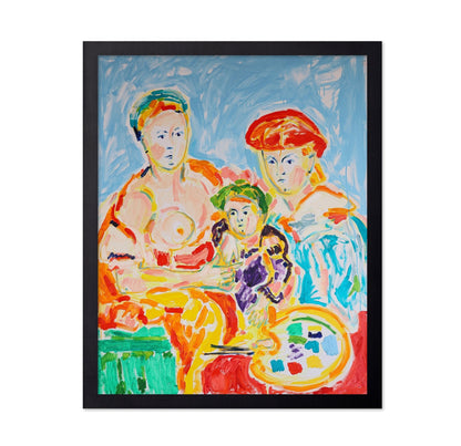 Colorful Family Portrait