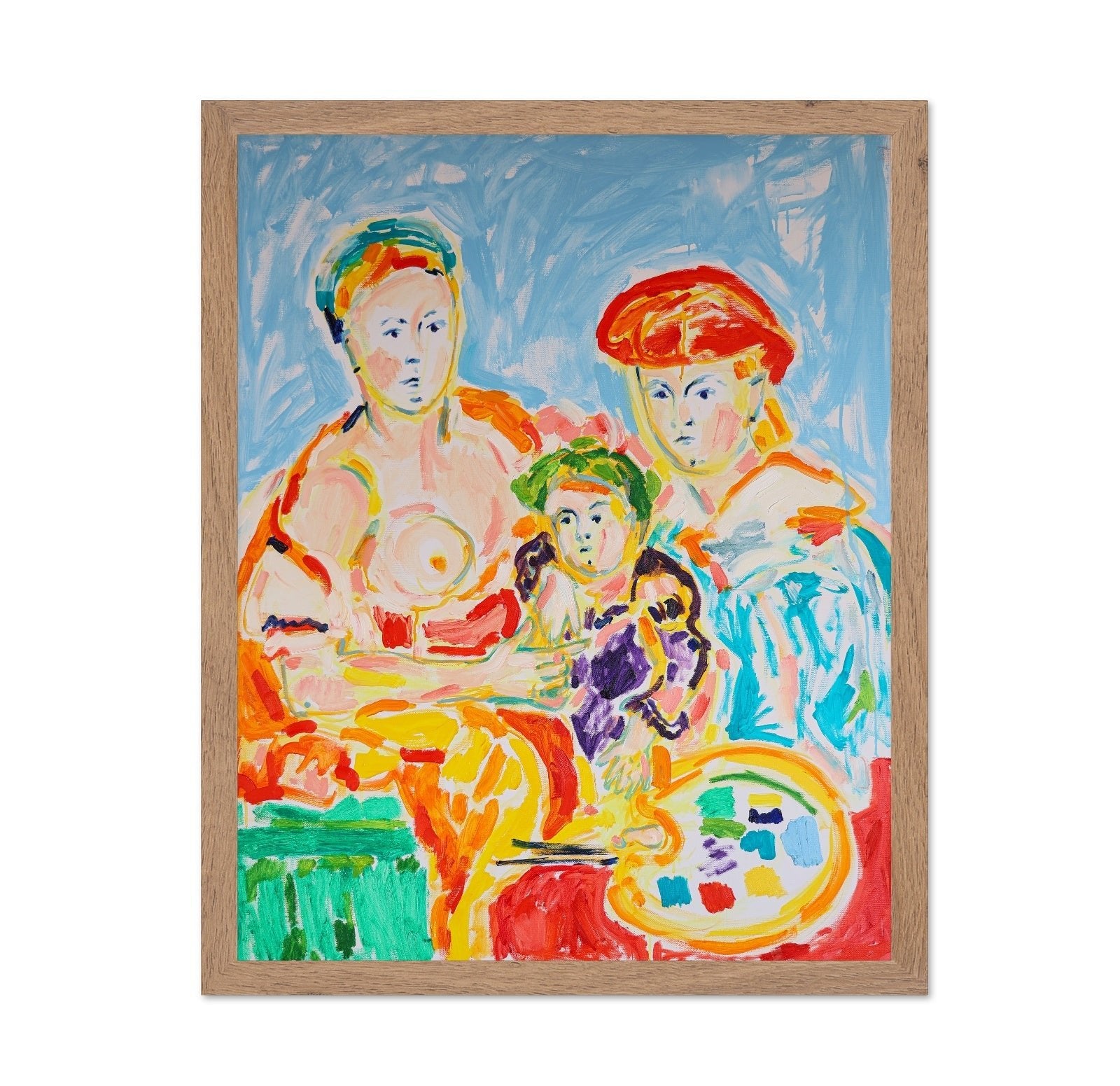 Colorful Family Portrait