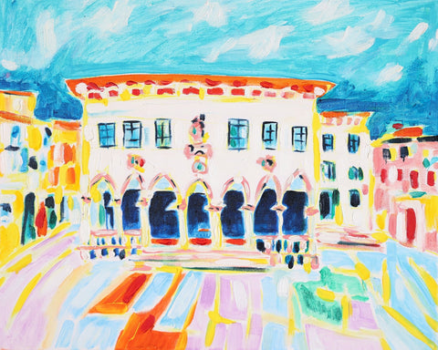 Colorful City Plaza