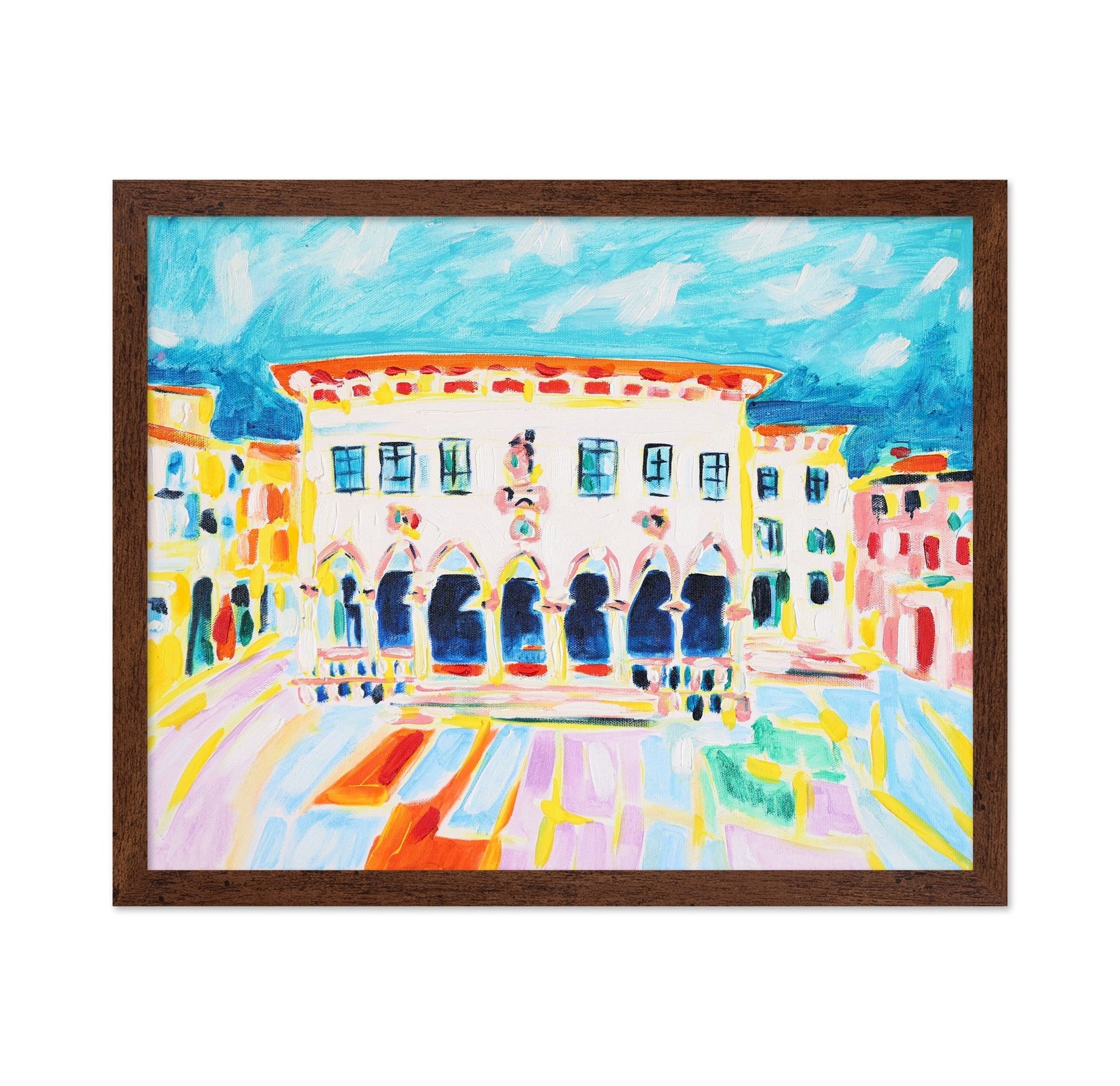 Colorful City Plaza