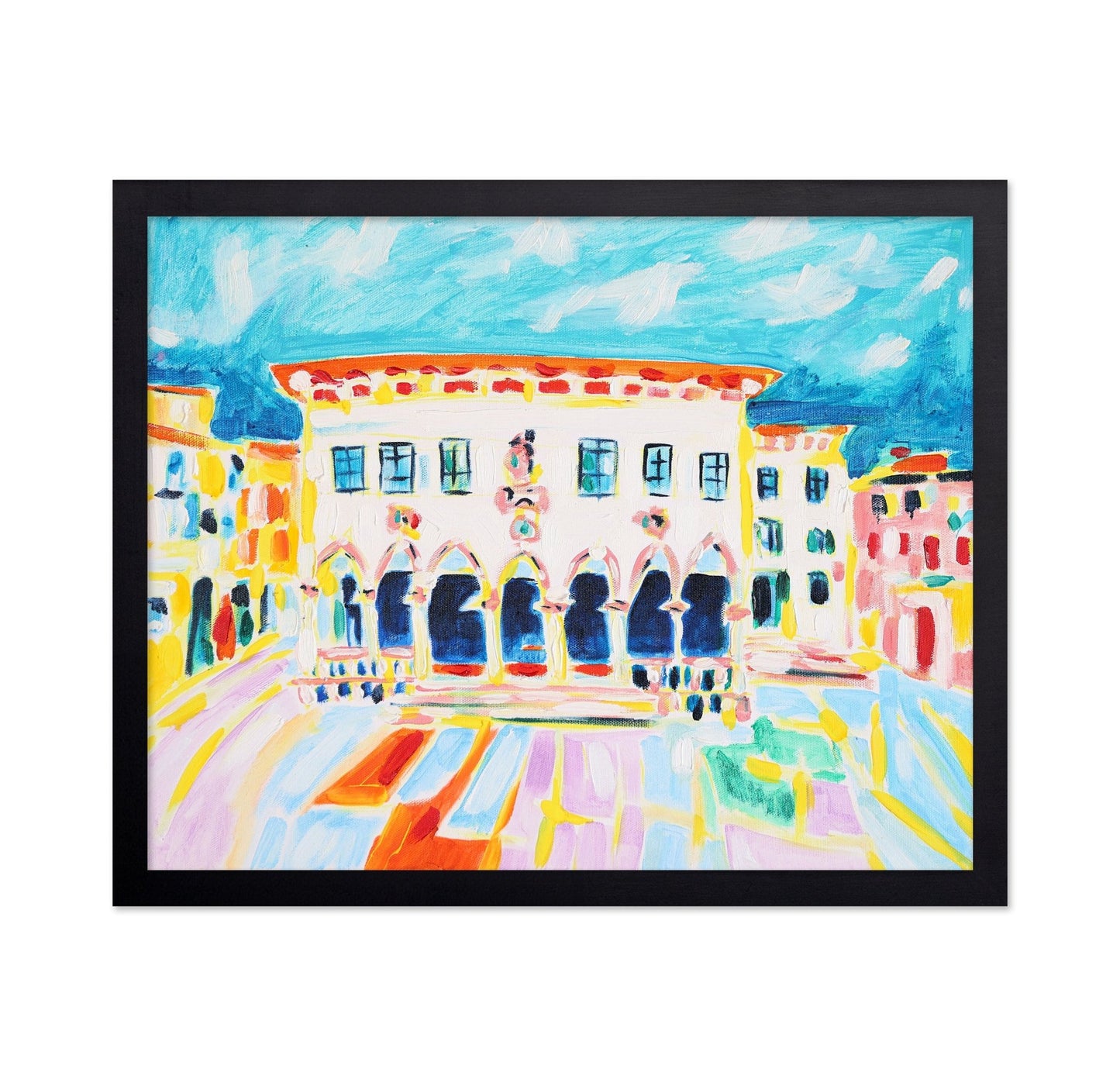 Colorful City Plaza