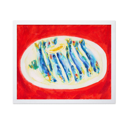 Sardine Plate Still Life No2