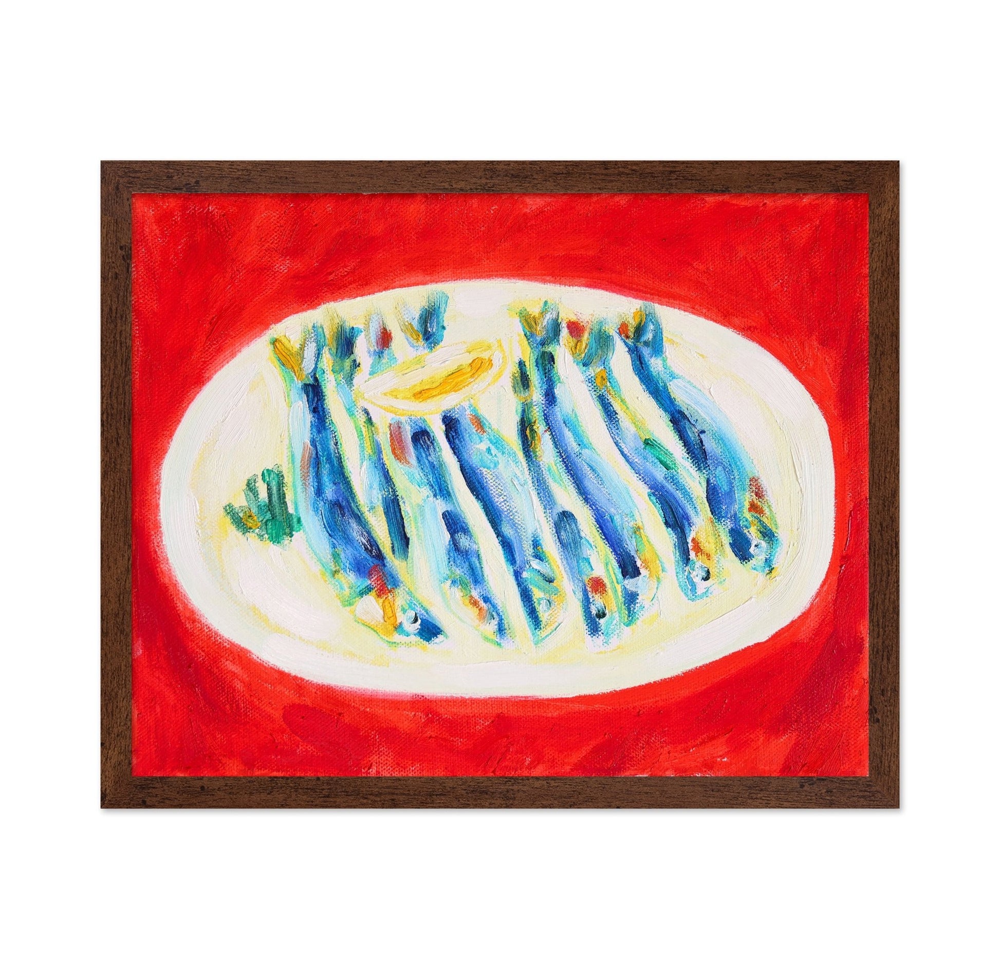 Sardine Plate Still Life No2