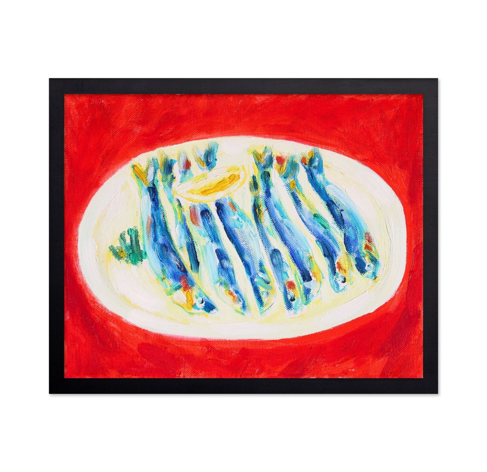 Sardine Plate Still Life No2