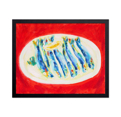 Sardine Plate Still Life No2
