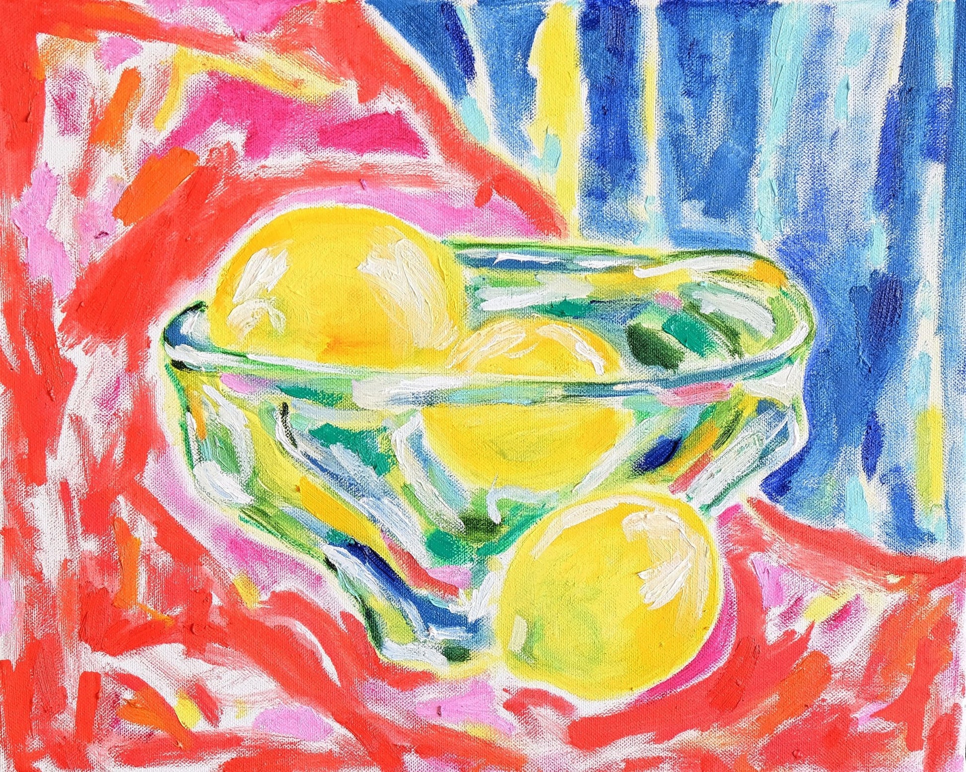 Lemon Glass Bowl