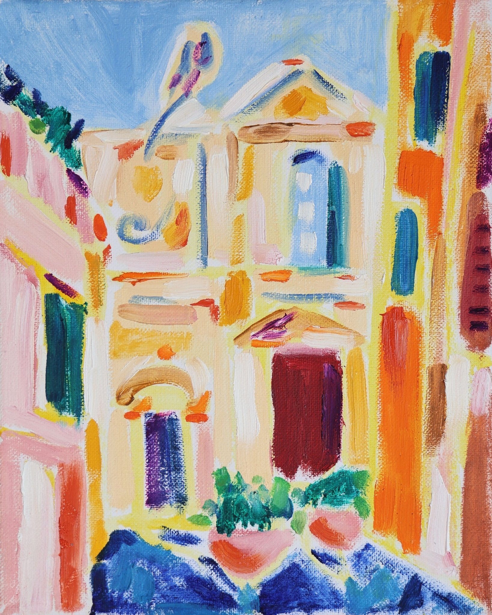 Colorful Street Facade