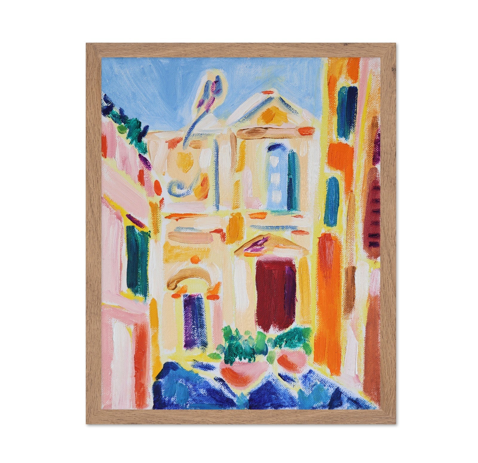 Colorful Street Facade