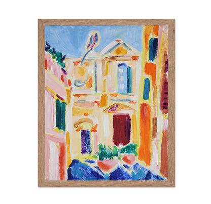 Colorful Street Facade
