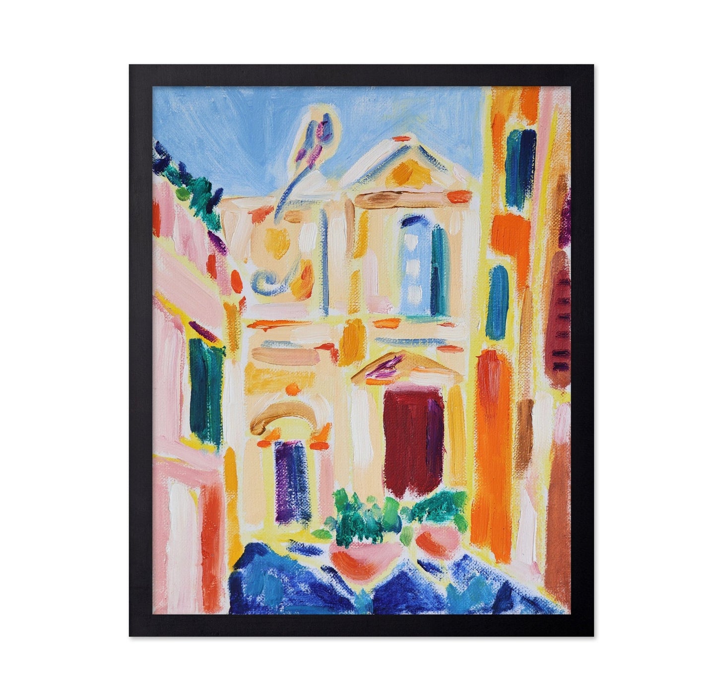 Colorful Street Facade