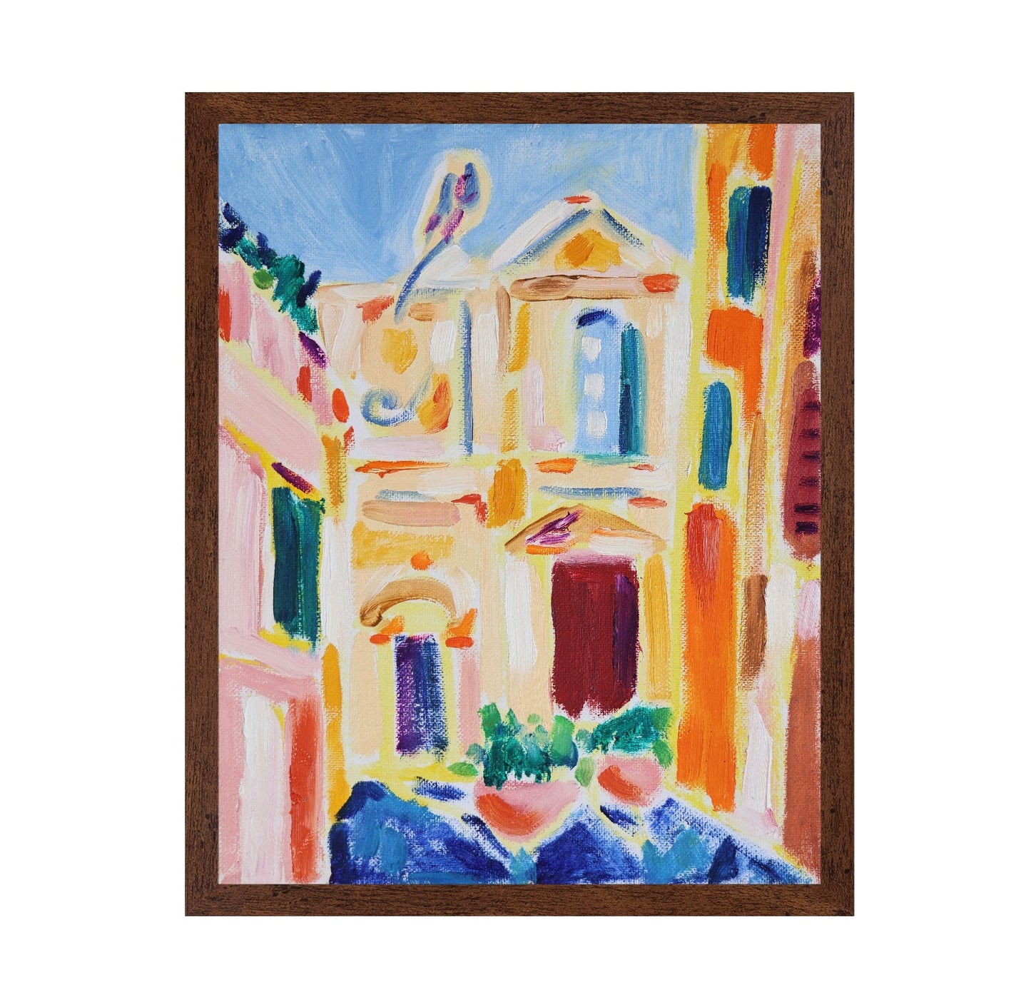 Colorful Street Facade