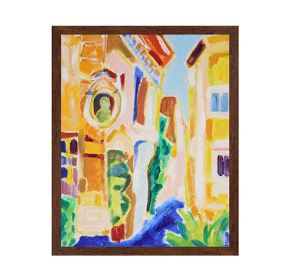 Colorful Alleyway Scene